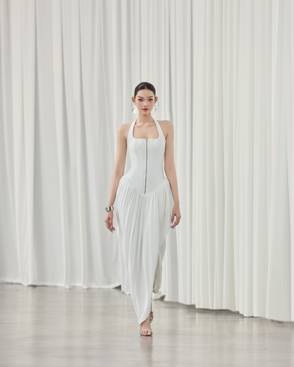 Mady Dress - VE212 - WHITE