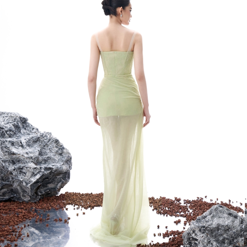 Nan Dress - ET222 - Celadon Green