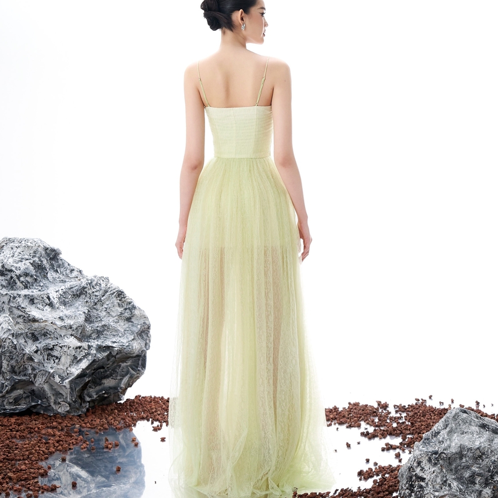Mozza Dress - ET221 - Avocado Cream