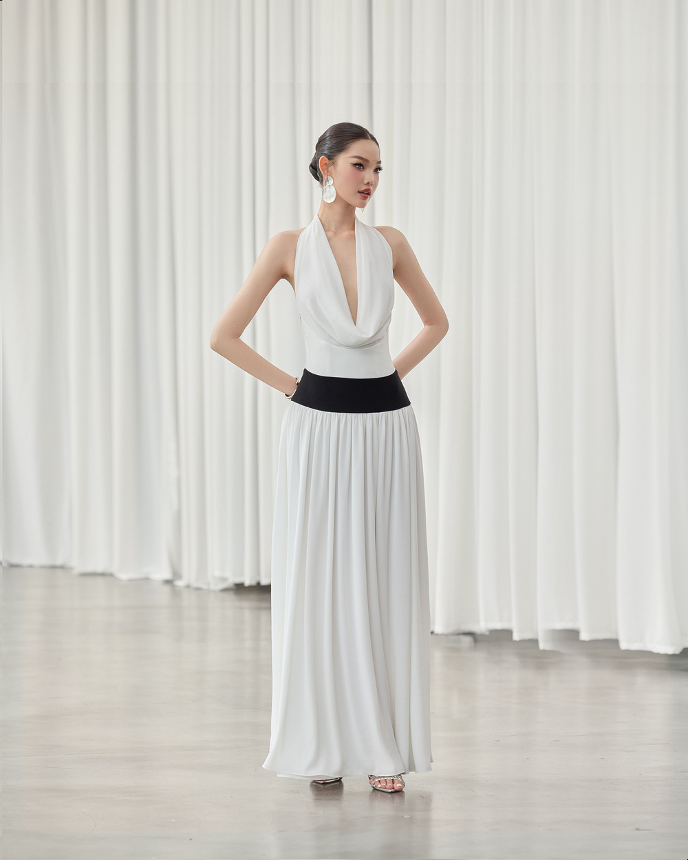 Lana Dress - VE205 - WHITE