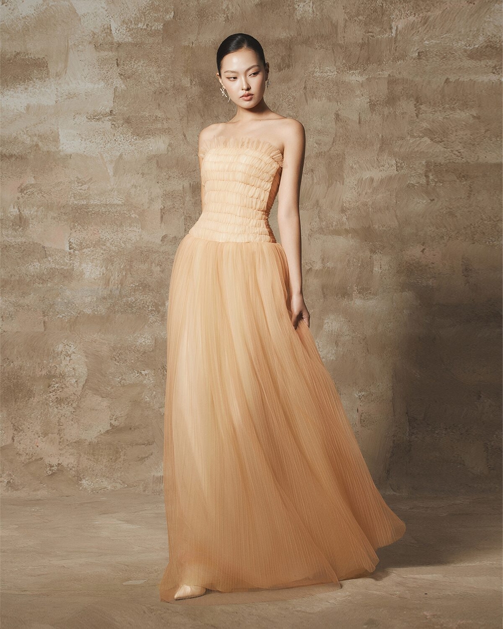 SONA DRESS - PEACH