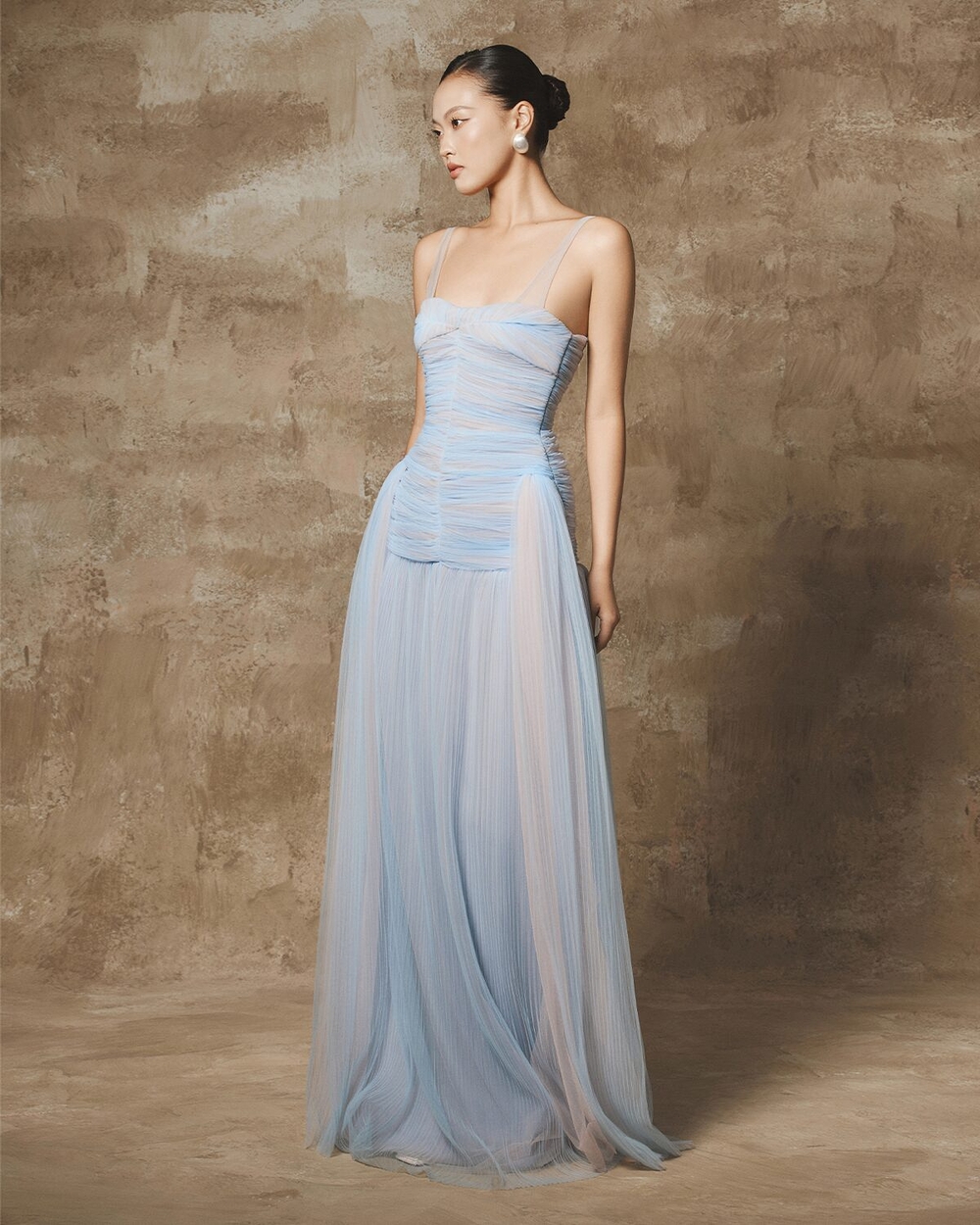 OCEA DRESS - BLUE-PINK OMBRE