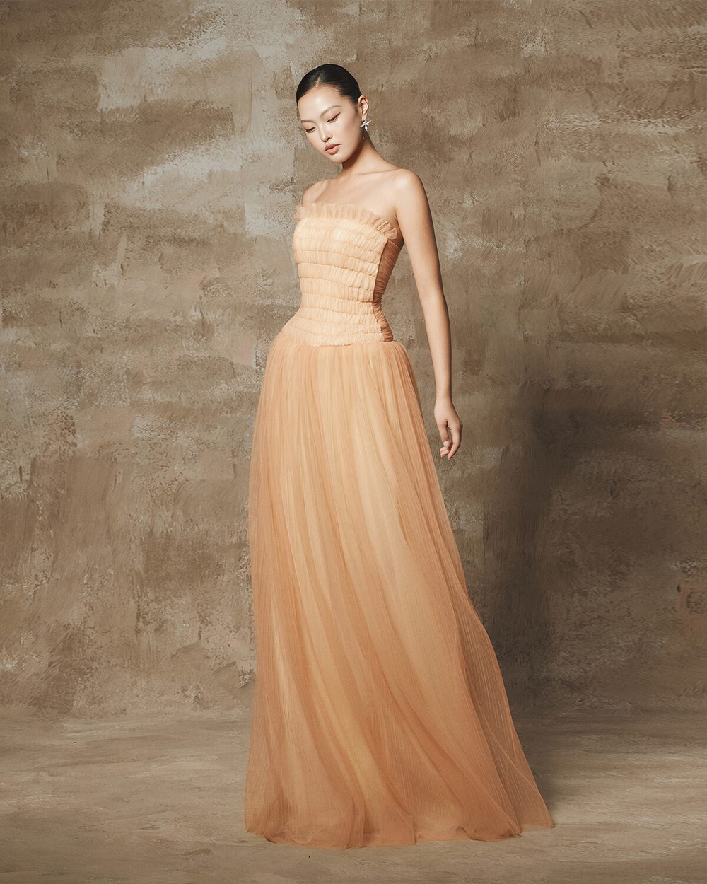 SONA DRESS - PEACH