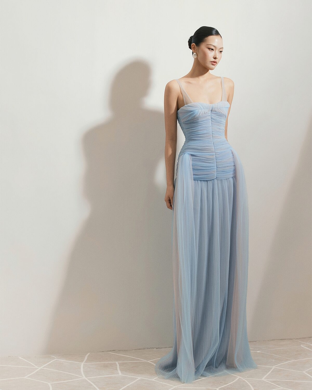 OCEA DRESS - BLUE-PINK OMBRE