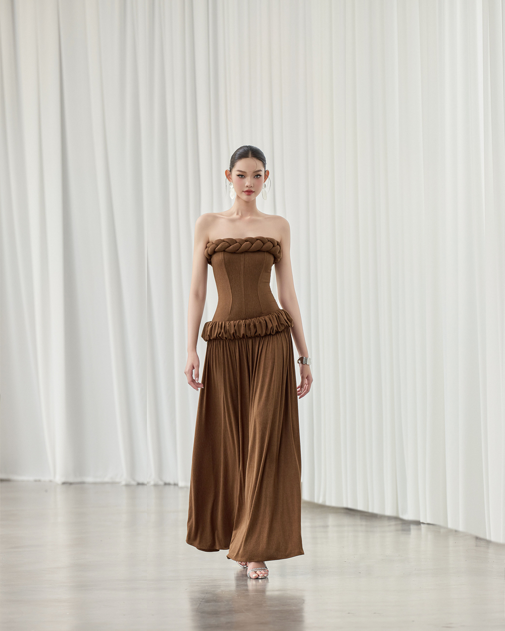 Gema Dress - VE213 - BROWN