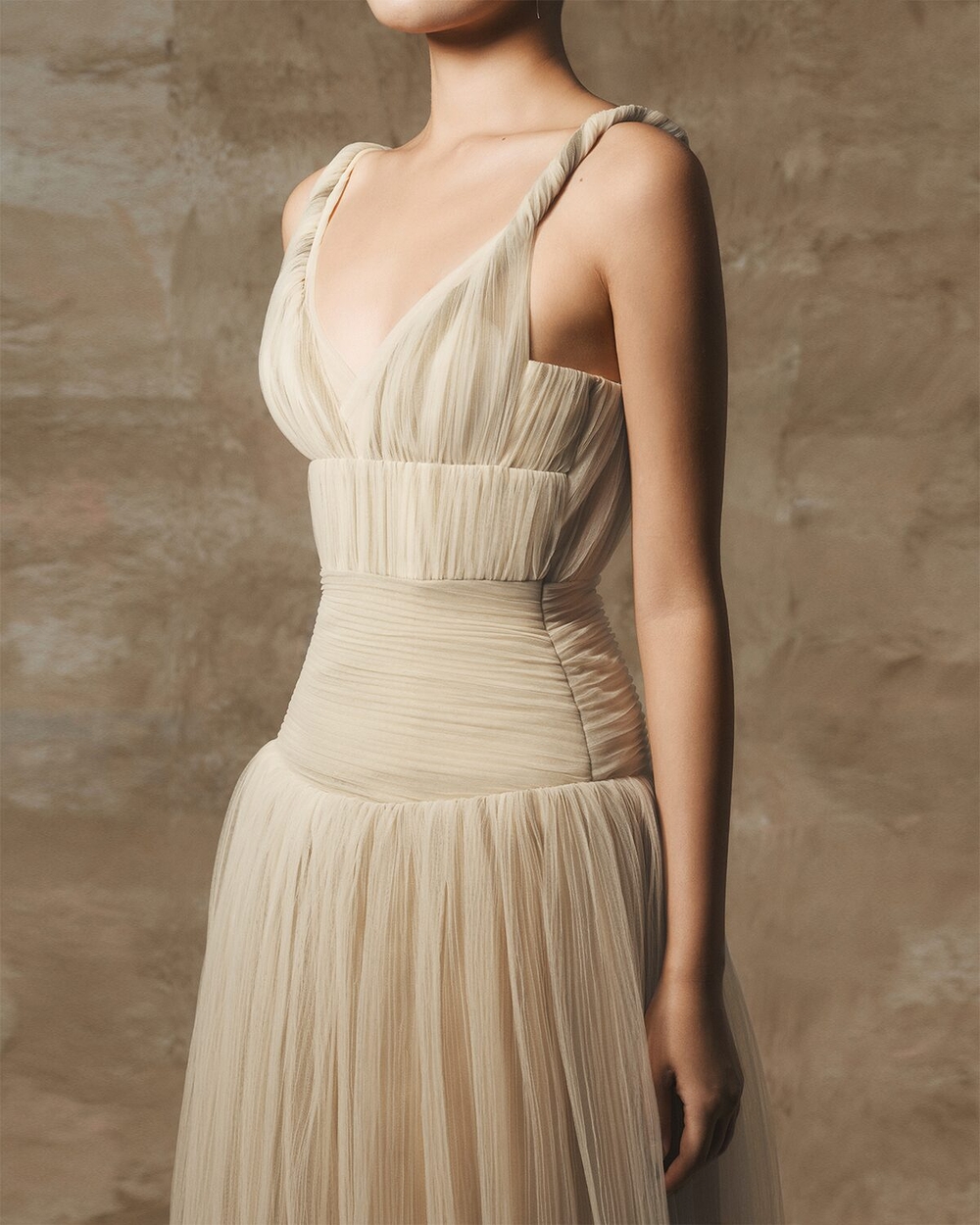 ONNIE DRESS - CLOUDS WHITE