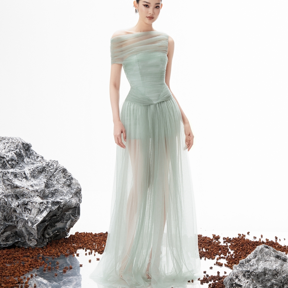 Lanny Dress - ET224 - Light Mint