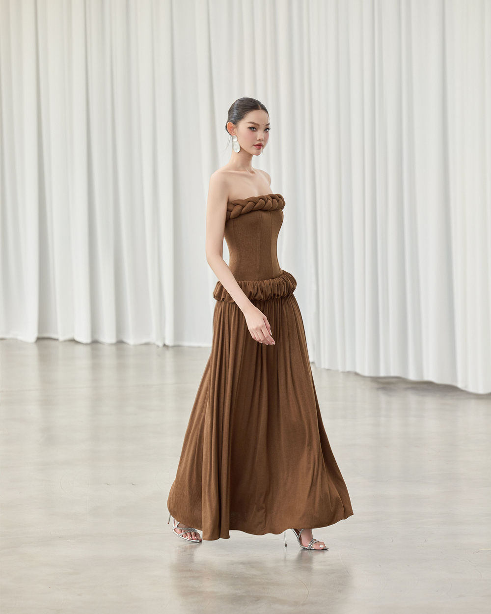 Gema Dress - VE213 - BROWN