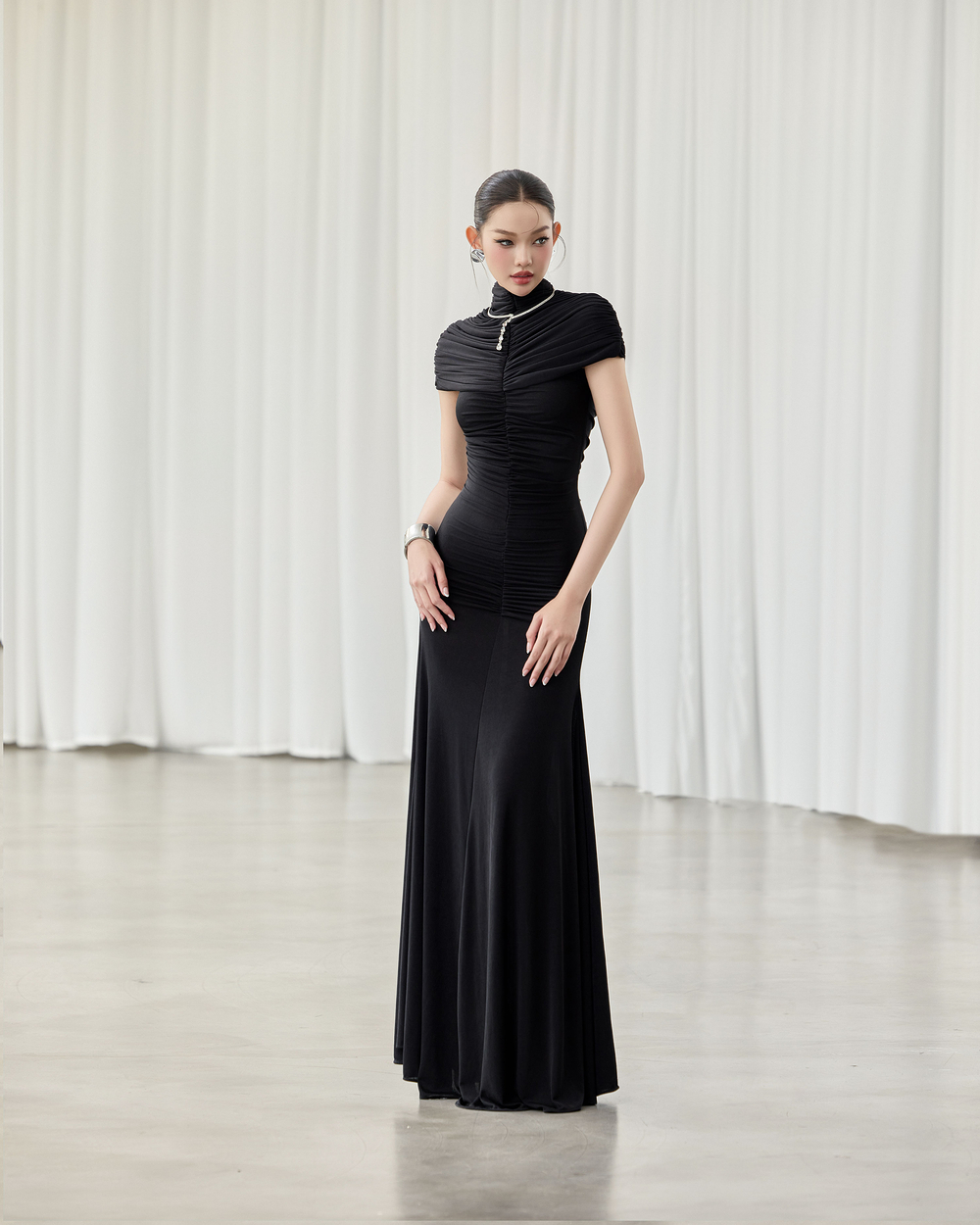 Hetsa Dress - VE209 - BLACK