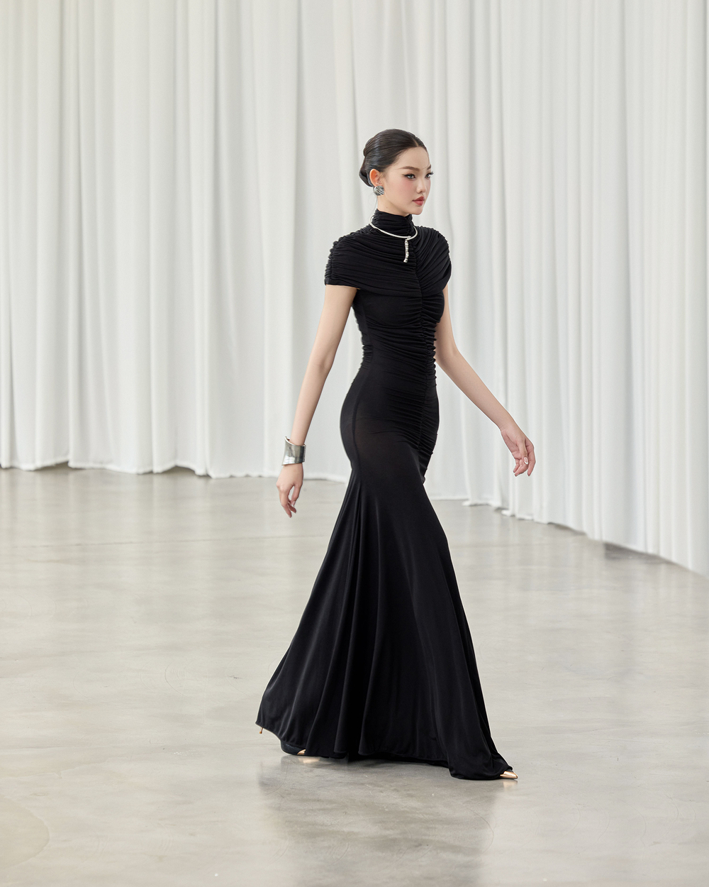 Hetsa Dress - VE209 - BLACK