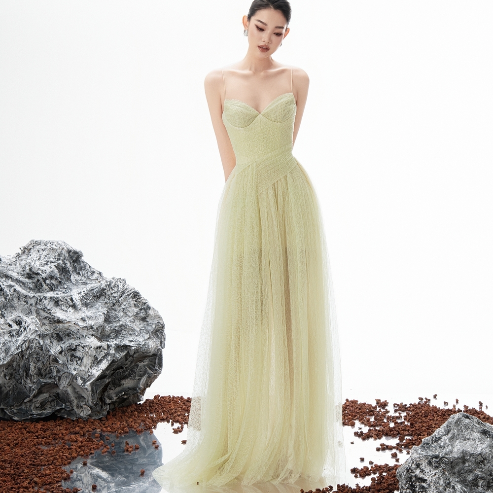 Mozza Dress - ET221 - Avocado Cream