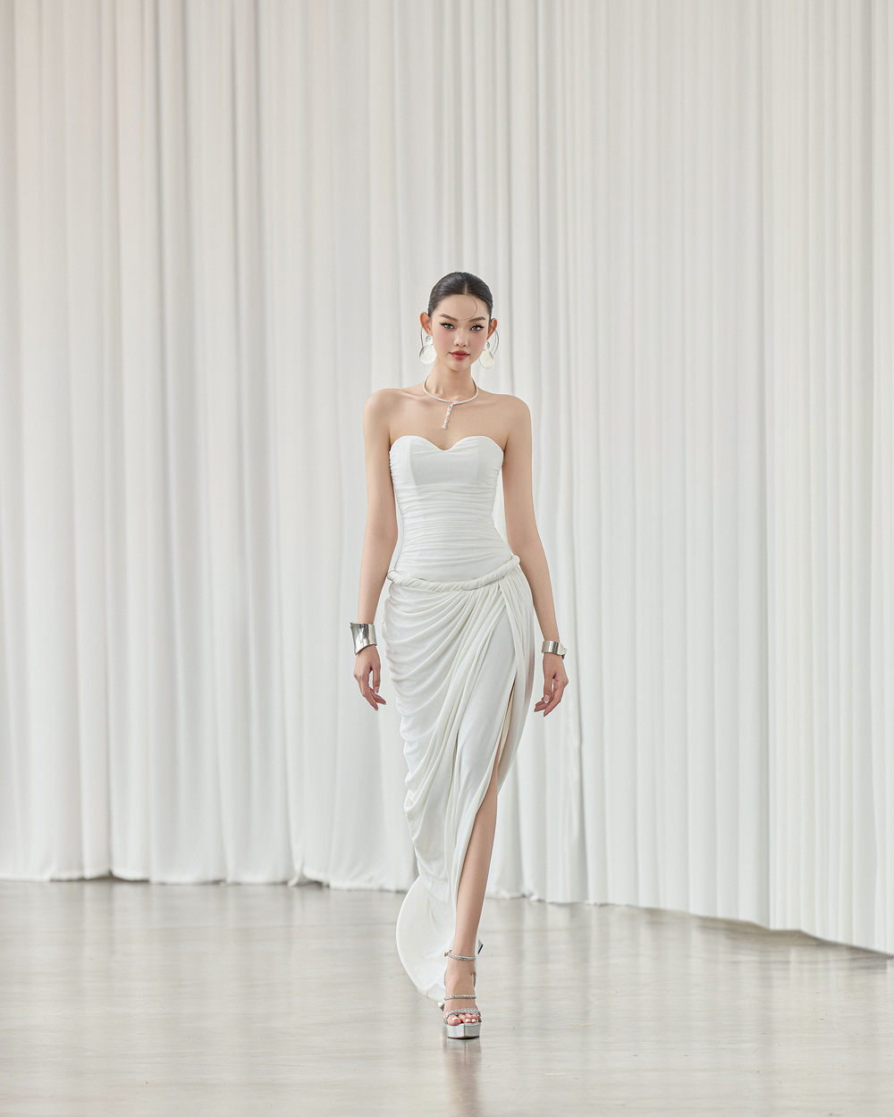 Samy Dress - VE210 - WHITE