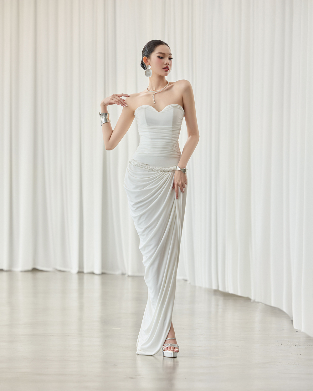 Samy Dress - VE210 - WHITE