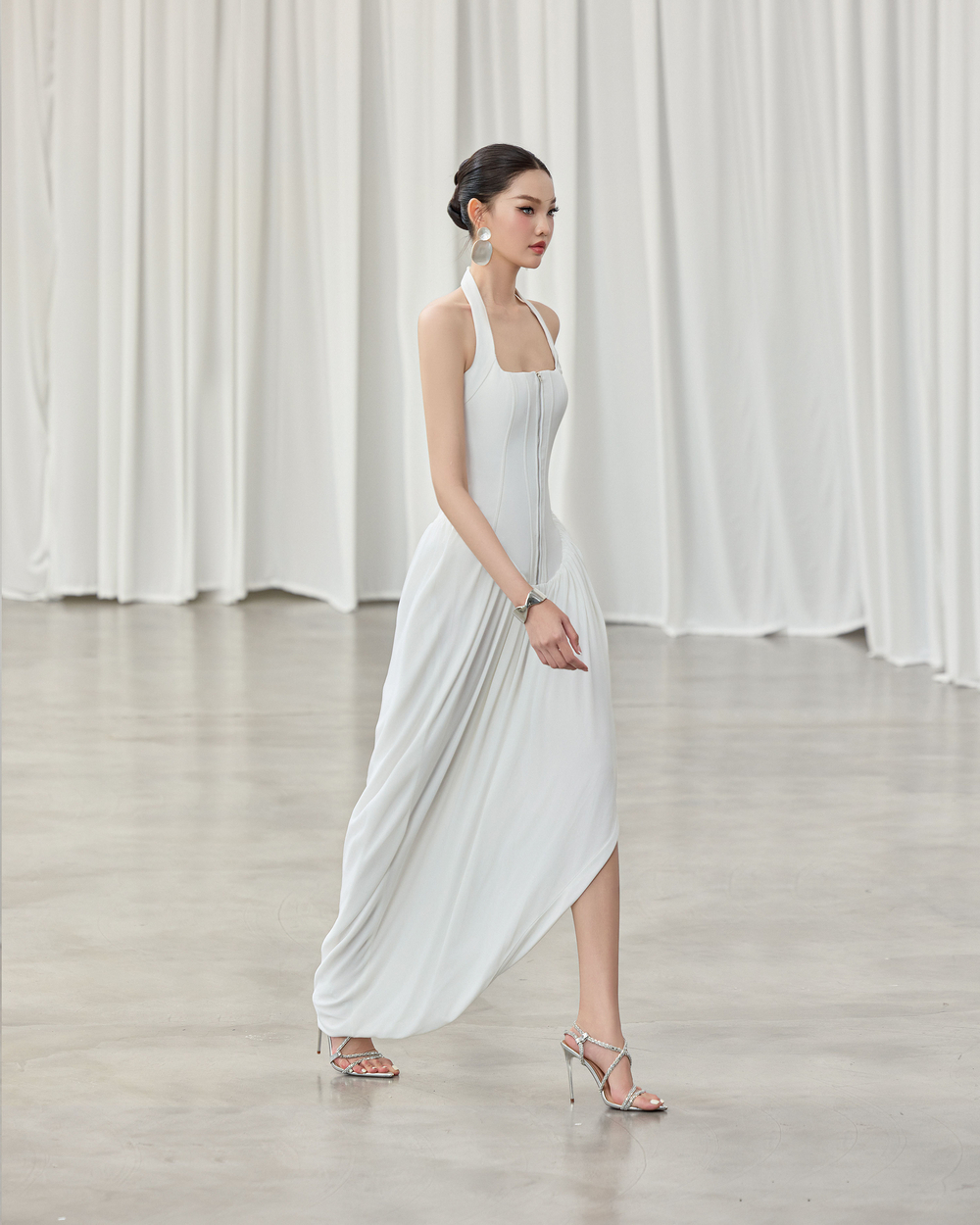 Mady Dress - VE212 - WHITE