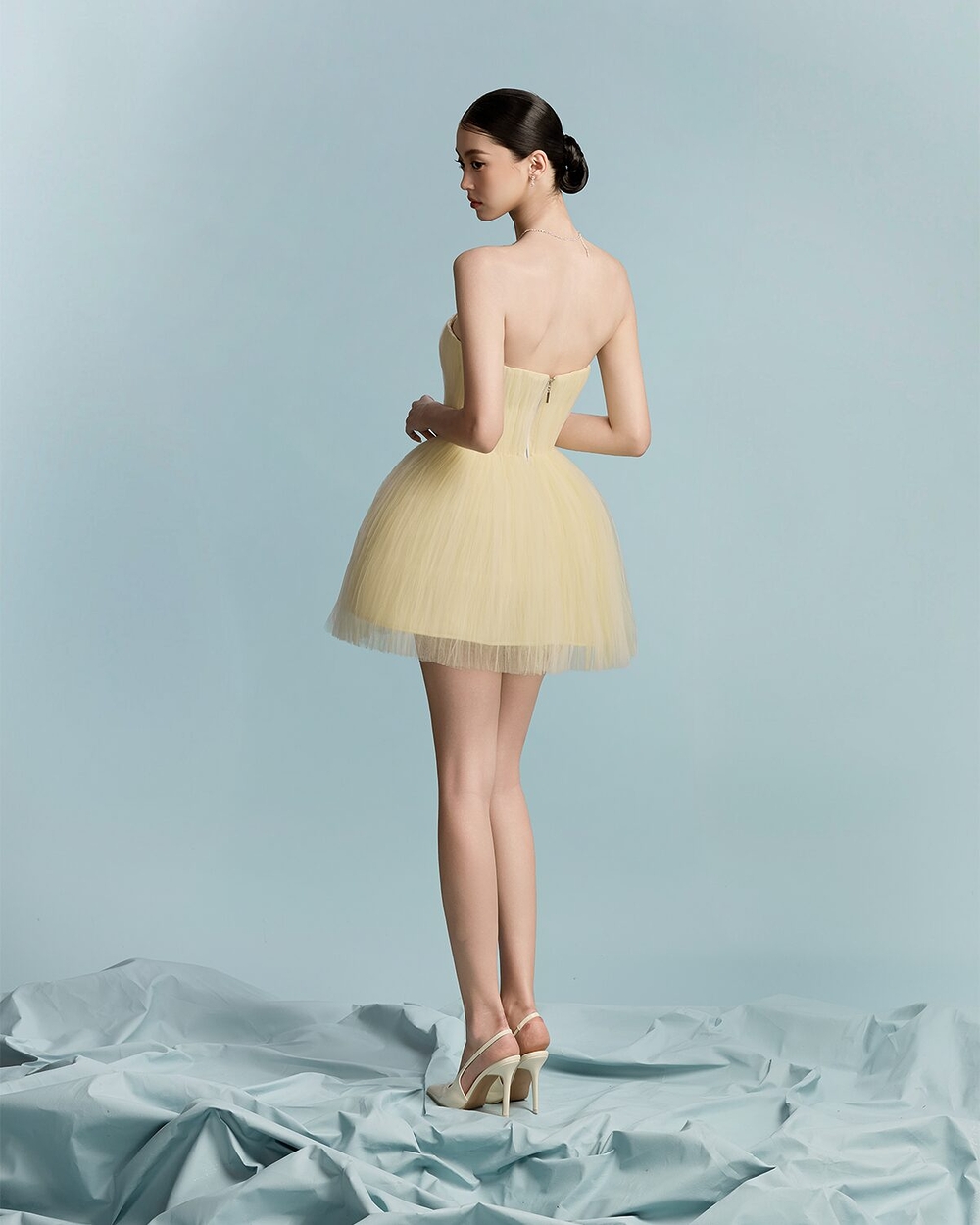 MUSE DRESS - PALE YELLOW