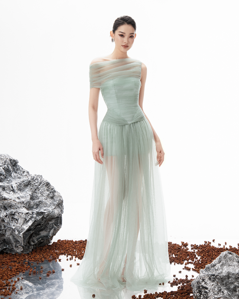 Lanny Dress - ET224 - Light Mint