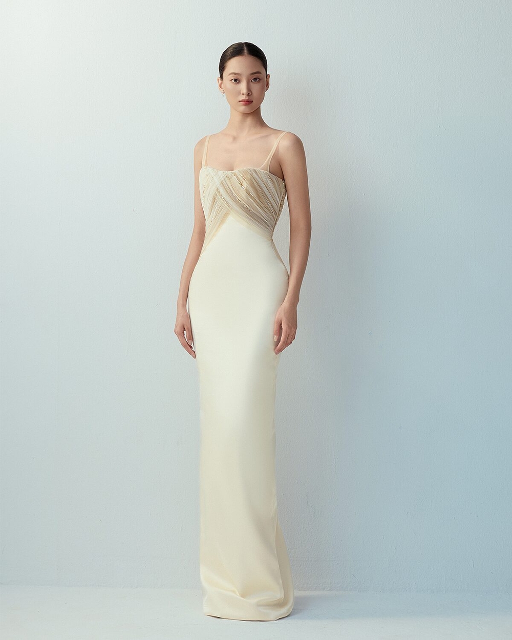 NIEL DRESS - LUCENT WHITE