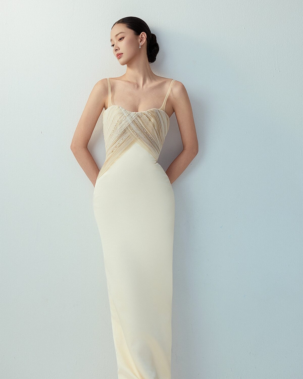 NIEL DRESS - LUCENT WHITE