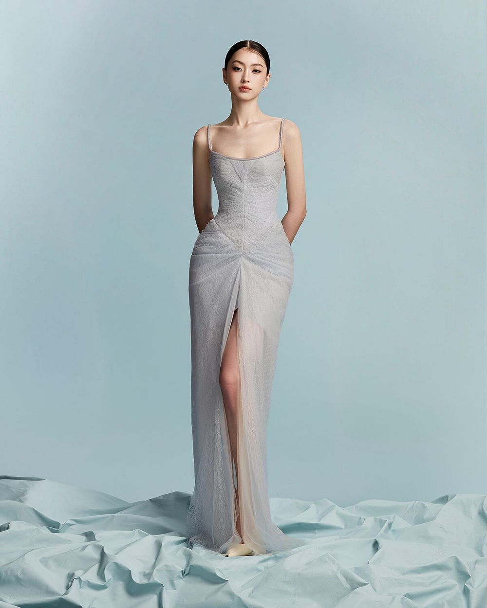 DEMI DRESS - LIGHT BLUE