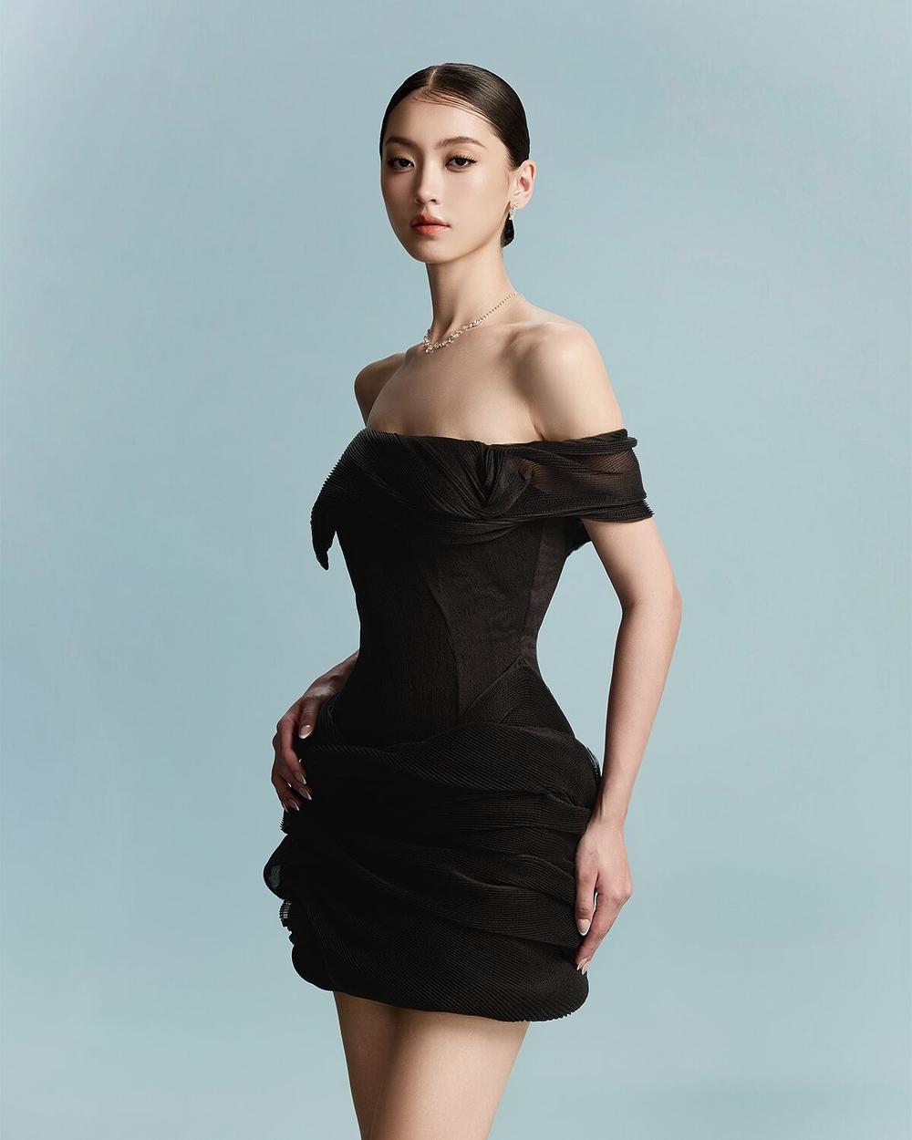 CIN DRESS - BLACK