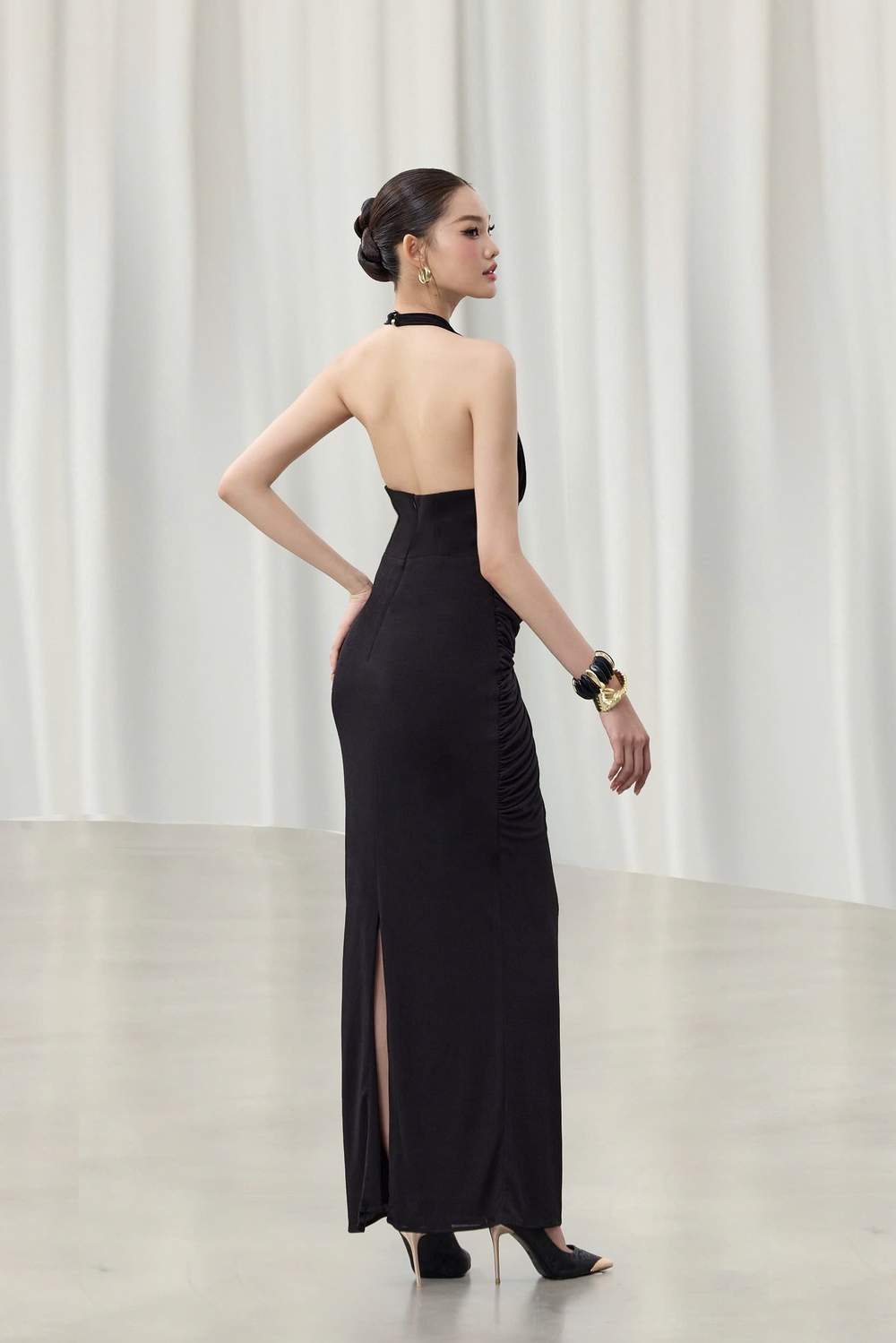 Sofia Dress - VE208 - BLACK