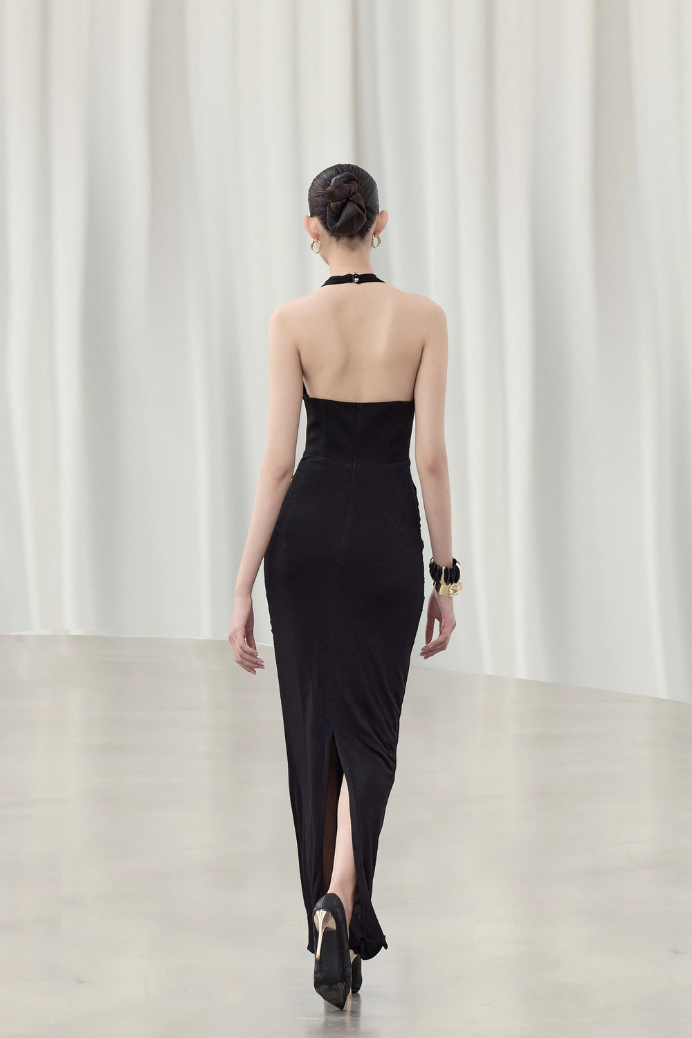 Sofia Dress - VE208 - BLACK