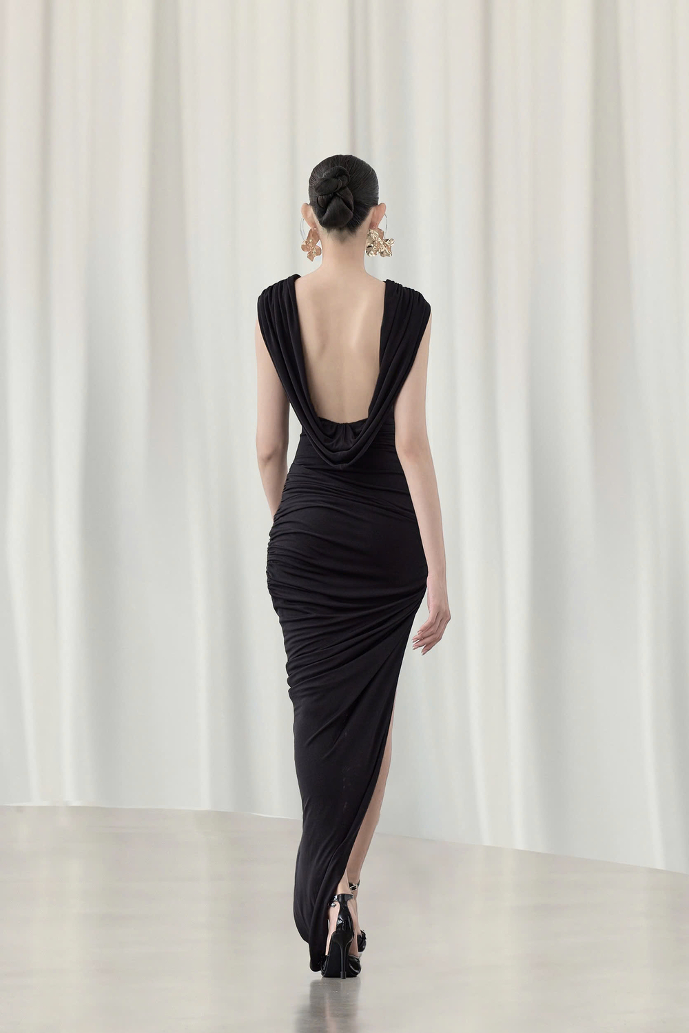 Lenox Dress - VE211 - BLACK